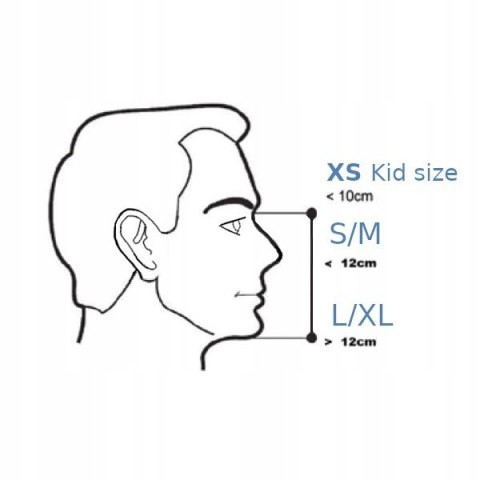 Maska do Nurkowania Snorkelingu MASTER Pełnotwarzowa XS Pink