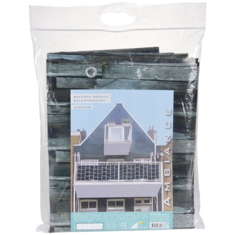Mata Osłona na Balkon Balkonowa Wodoodporna Ochronna AMBIANCE 445 x 75 cm