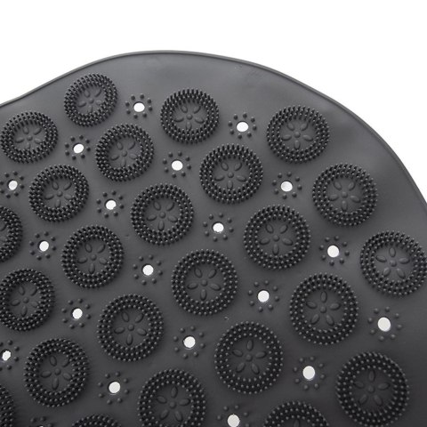 Mata antypoślizgowa do wanny szara 68x37 cm