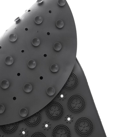 Mata antypoślizgowa do wanny szara 68x37 cm