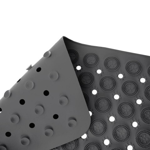 Mata antypoślizgowa pod prysznic szara 54x54 cm