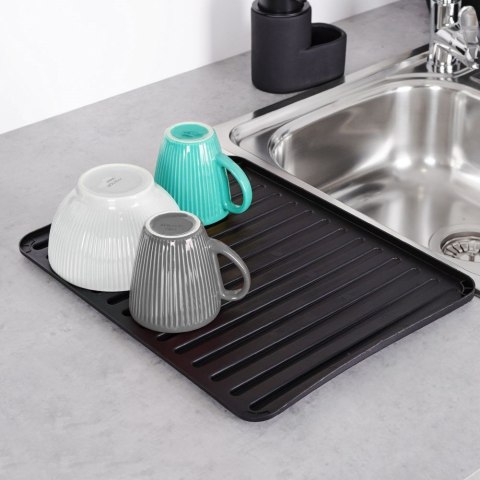 Mata do Suszenia Naczyń Czarna 39,5 x 30,5 x 2 cm do Zmywarki VILDE