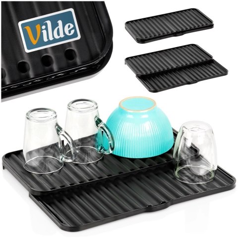 Mata do Suszenia Naczyń Rozkładana 37,5 x 20,5/33 cm z Wylewką VILDE