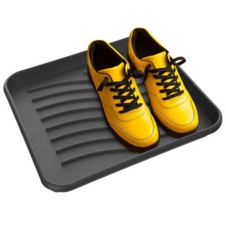 Mata na Buty Ociekowa 38 x 38 x 2,5 cm z Wypustkami Ochronna Czarna ORION