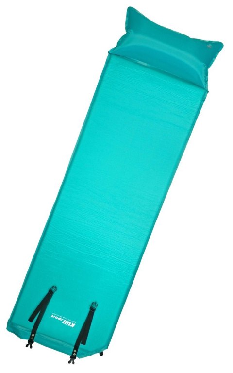 Materac Mata Karimata Turystyczna Lekka Nadmuchiwana z Poduszką KUBISPORT 186x53 cm