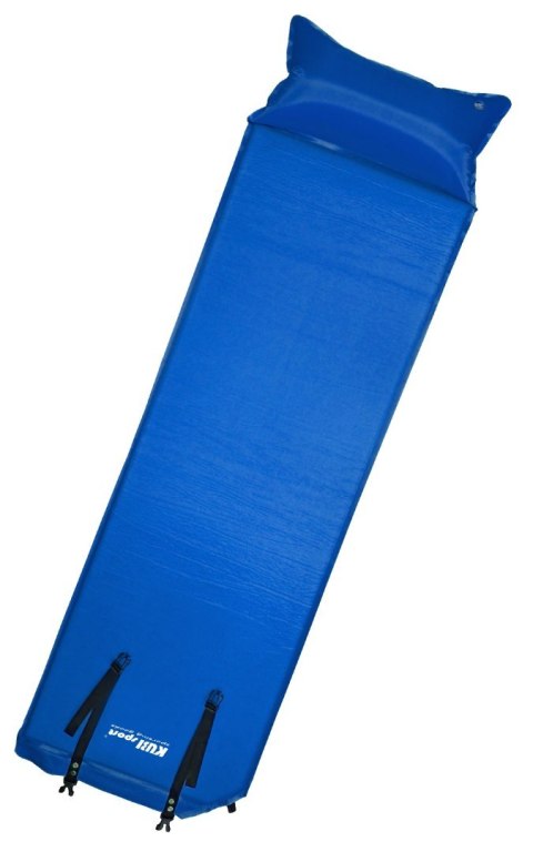 Materac Mata Karimata Turystyczna Lekka Nadmuchiwana z Poduszką KUBISPORT 186x53 cm