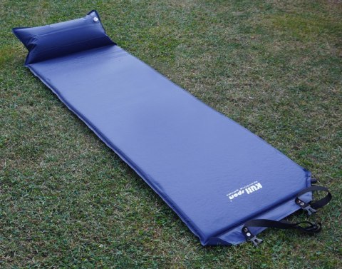 Materac Mata Karimata Turystyczna Lekka Nadmuchiwana z Poduszką KUBISPORT 186x53 cm