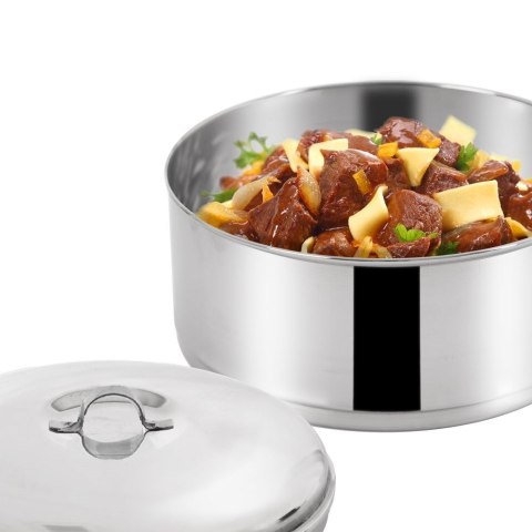 Menażka Obiadowa Stalowa 3-poziomowa 3x1 L