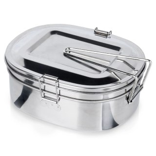 Menażka Obiadowa Stalowa Pojemnik Lunchbox 2-Poziomowa REDCLIFFS 350/900 ml