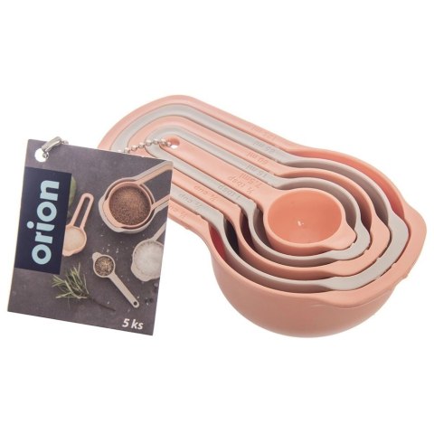 Miarki Kuchenne Zestaw 5 szt Tworzywo Wielokolorowe do zmywarki ORION