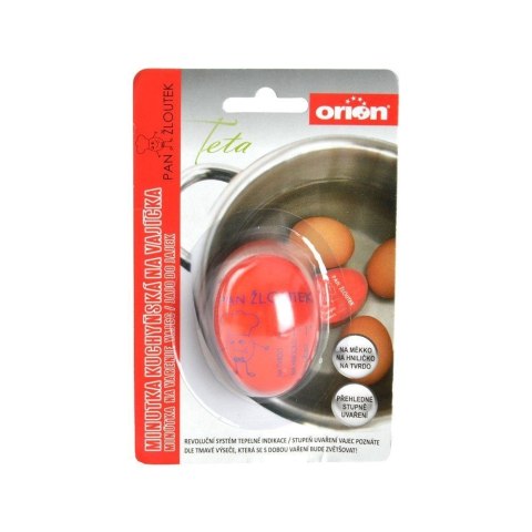 Minutnik do Jajek Termiczny 6 x 4 cm ze Wskaźnikiem Ciepła Tworzywo ORION