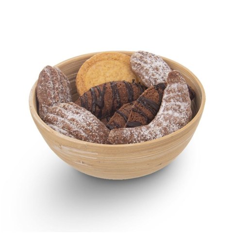 Miska Bambusowa Naturalna ORION 14 cm Dekoracyjna na Produkty Suche