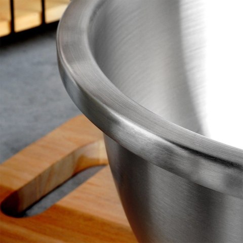Miska Kuchenna do Miksowania Stalowa Lekka Nierdzewna NAVA 24 cm, 2,8 l