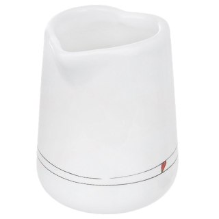 Mlecznik Ceramiczny Biały SERCE 120 ml z Dzióbkiem do Zmywarki ORION