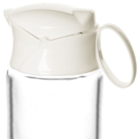 Mlecznik Dzbanek na Mleko Szklany 235 ml z Pokrywką na Sprężynce ORION