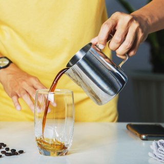 Mlecznik Stalowy z Miarką do 350 ml