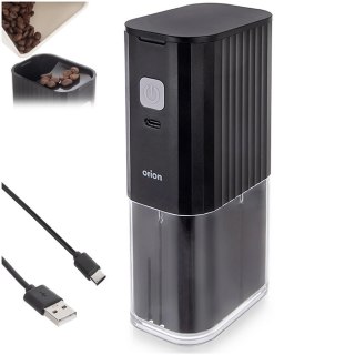 Młynek do Kawy Elektryczny 16 cm USB C Regulacja Ceramiczny ORION