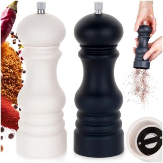 Młyneki do Pieprzu Soli Ręczne Manualne EXCELLENT HOUSEWARE 17,5 cm 2 szt.