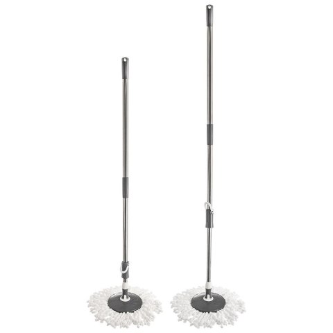 Mop Obrotowy z Wiadrem z Wyciskaczem GREY 19 L Mikrofibra ORION