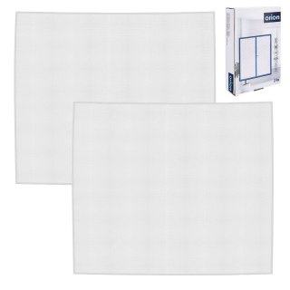 Moskitiera na Okno Biała 150 x 130 cm 2 szt. z Taśmą Poliester ORION