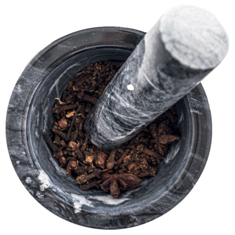 Moździerz do Przypraw Granitowy Kamienny z Tłuczkiem Dekoracyjny ORION