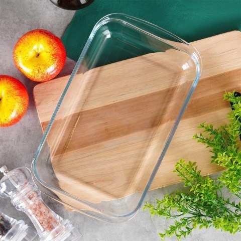 Naczynie Szklane Żaroodporne 1,6 L Borokrzemowe z uchwytami VILDE