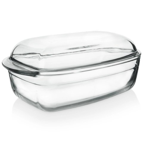 Naczynie Żaroodporne z Pokrywką do Piekarnika Szklane ORION 32,5x19x13 cm