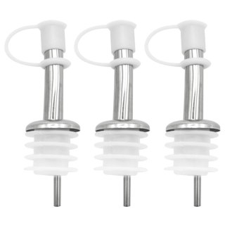 Nalewaki do Butelek ORION 3 szt. Stal Nierdzewna z Zamknięciem Lejka