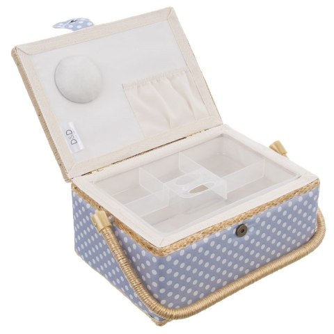 Niciarka Organizer na Nici Szpilki, Guziki Niebieska ORION 30 x 23 x 16 cm