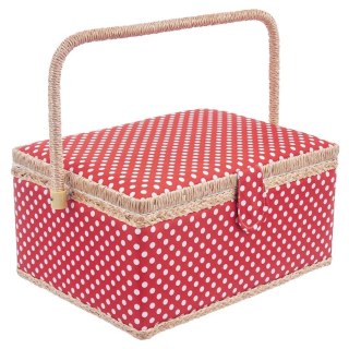 Niciarka z Pokrywą 24 x 18 x 12 cm Drewniana Solidna Trwała ORION