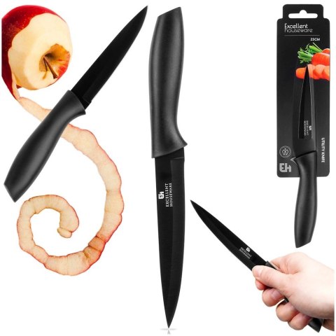 Nóż Kuchenny 23 cm Stal Nierdzewna Czarny do Zmywarki EXCELLENT ELECTRICS