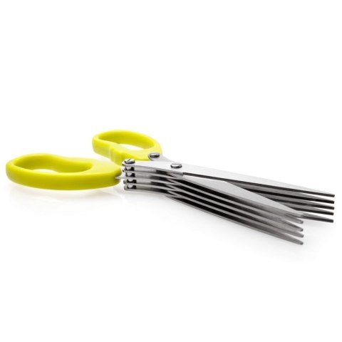 Nożyczki do Ziół 19,5 cm 5 Ostrzy Stal Nierdzewna z czyścikiem ORION