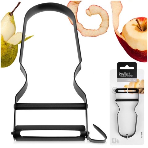 Obierak do Warzyw i Owoców 11,5 cm Stal Czarny EXCELLENT HOUSEWARE