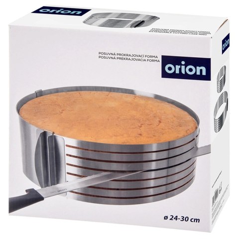 Obręcz do Krojenia Biszkoptu 24-30 cm Stal Nierdzewna Regulowana ORION