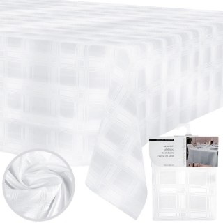 Obrus Plamoodporny Biały Klasyczny Trwały EXCELLENT HOUSEWARE 220x150 cm