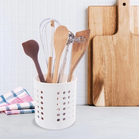 Ociekacz na Przybory Kuchenne 12,5 x 13 cm Tworzywo Biały ORION