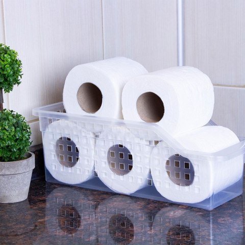 Organizer do Lodówki 34,5 x 13 x 11,5 cm Tworzywo Białe Przewiewne VILDE