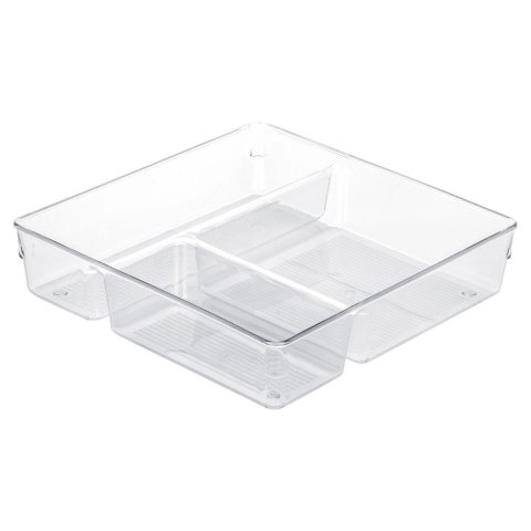 Organizer do Szuflady z Przegródkami 23 x 23 x 5,5 cm VILDE Przezroczysty
