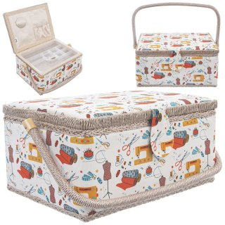 Organizer Niciarka Kuferek Dekoracyjny 30 x 23 x 16 cm ORION z Uchwytem