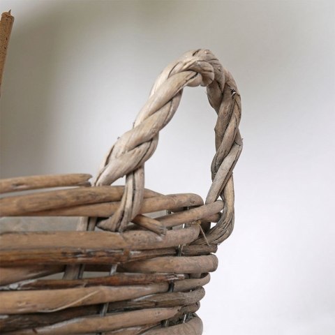 Osłonka do Roślin na Doniczkę Wiklinowa VILDE 22x22 cm