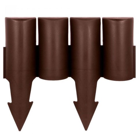 Palisada Ogrodowa Obrzeże 25 cm VILDE Brązowa Odporna na Warunki