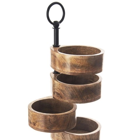 Patera 5-Poziomowa Piętrowa Drewniana Obrotowa ORION 18,5 x 12,5 x 44,5 cm