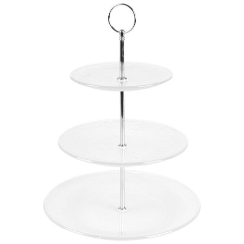 Patera Szklana 3-Piętrowa ORION 33 cm