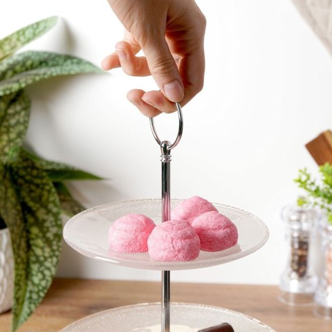 Patera Szklana 3-Piętrowa ORION 33 cm