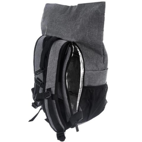 Plecak Torba Termiczna na Jedzenie Picie Szara Solidna Wytrzymała ORION 15l