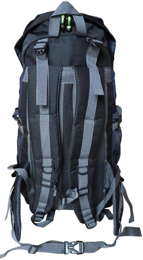 Plecak Turystyczny do Wędrówek Damski Męski Niebieski Pojemny KUBISPORT 50 L