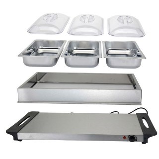Podgrzewacz Elektryczny Bufet 3 Wkłady 65 x 27 cm EXCELLENT ELECTRICS