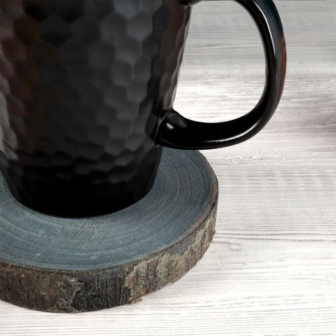 Podkładka Podstawka pod Kubek Kwiaty Świece Plaster Drewna VILDE 4 szt.