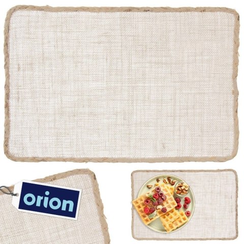 Podkładka na Stół Beżowa Boho 45 x 30 cm ORION Dekoracyjna Mata