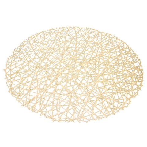 Podkładka na Stół Okrągła Gumowa Złota 39 cm ORION Ochronna Połysk